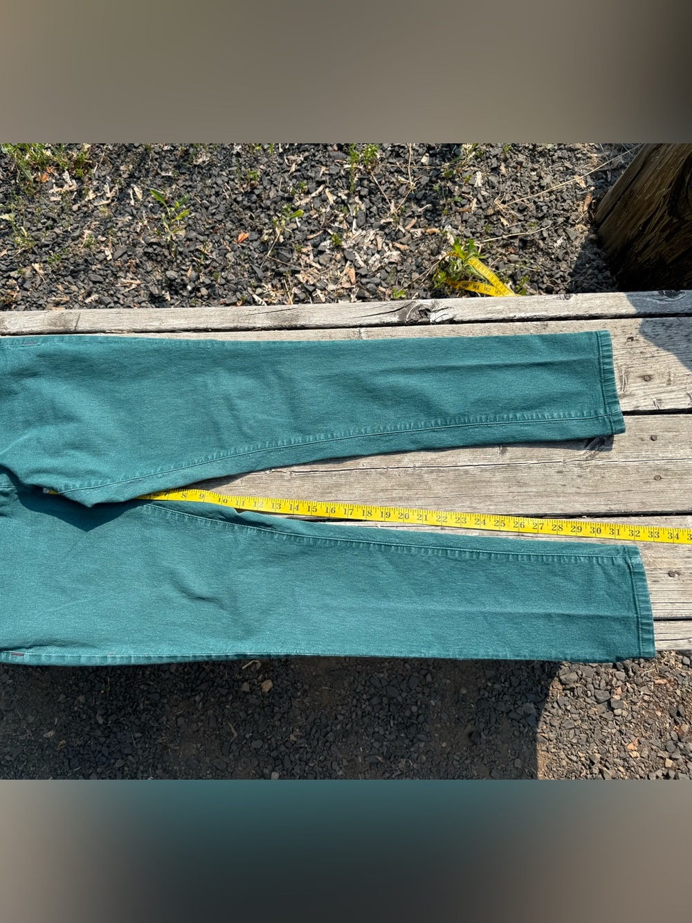 The North Face Teal Straight-Leg Women's Jeans - Picture 7 of 7